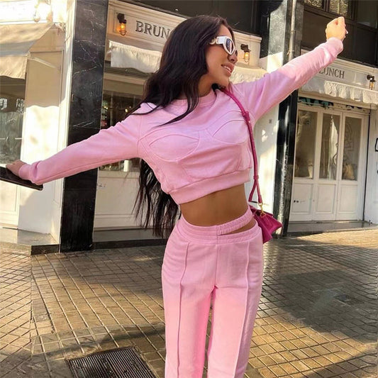 Manon – Ensemble T-shirt et Pantalon – Élégance et Confort au Quotidien