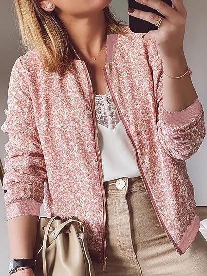 Veste Bomber Femme Lucie Royale : Élégance Décontractée avec Motif Géométrique 3D
