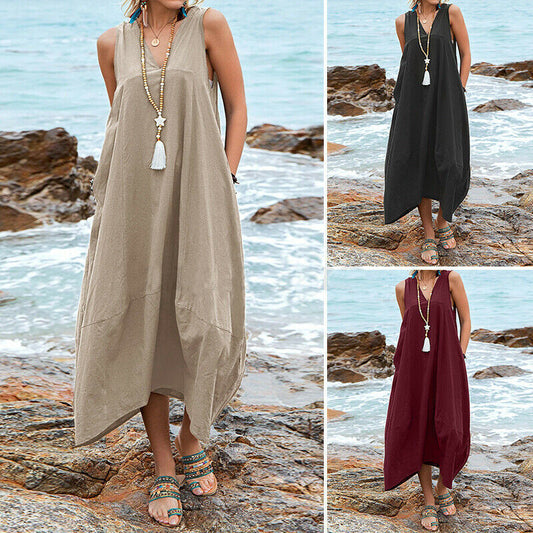 Clara, la robe en coton et lin qui allie douceur, praticité et charme naturel