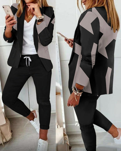 Céliane - Ensemble Blazer et Pantalon Chic | Élégance Française