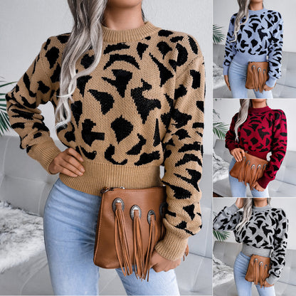 Pull court tricoté Clémence – Élégance sauvage et confort absolu