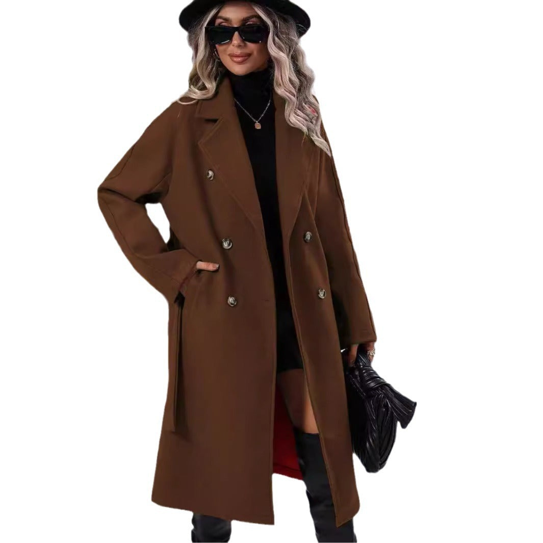 Manteau Élégant en Laine Adèle : Raffinement et Chaleur pour l’Hiver