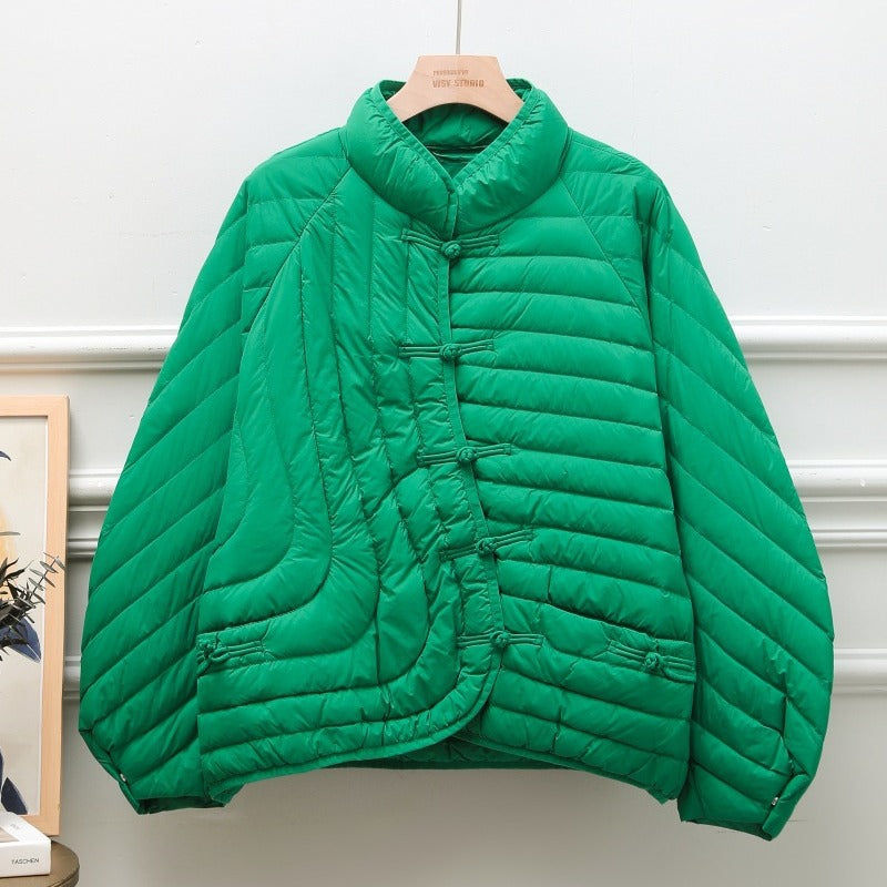 Manteau Juliette – Élégance et chaleur en duvet de canard blanc