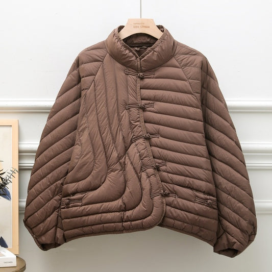 Manteau Juliette – Élégance et chaleur en duvet de canard blanc