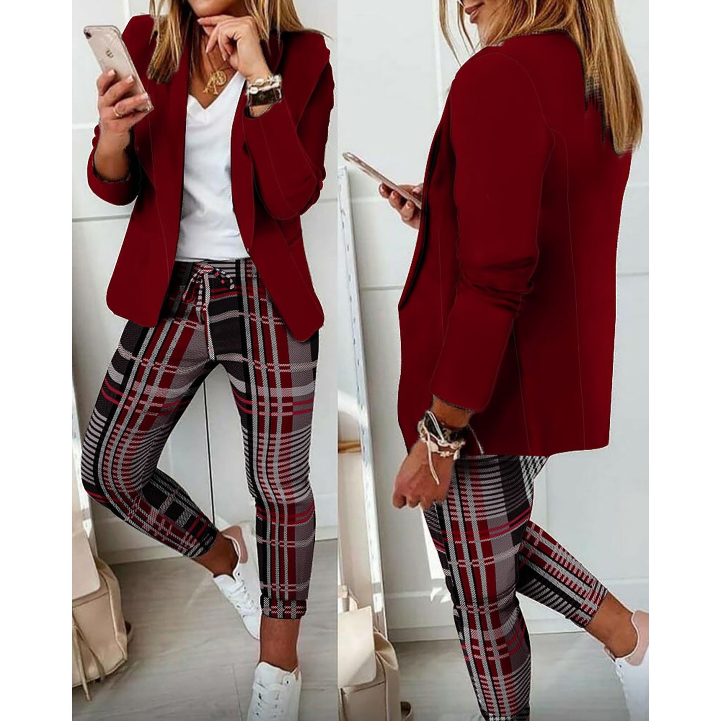 Céliane - Ensemble Blazer et Pantalon Chic | Élégance Française