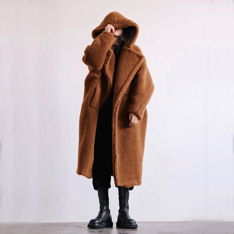Clémence – Manteau en fausse fourrure, alliant élégance et chaleur