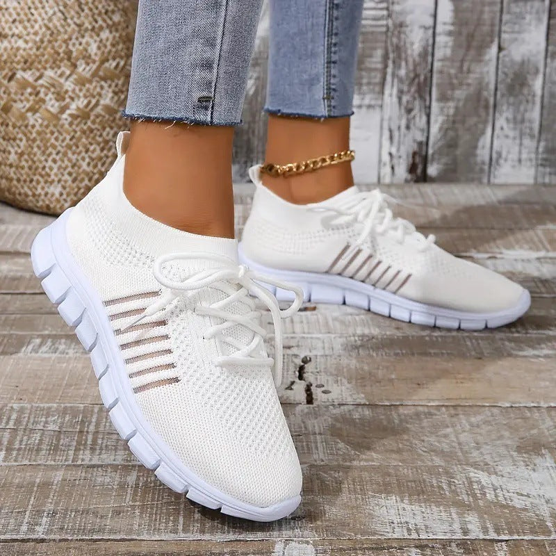 Sneakers Élise Belle : Le Confort et le Style Respirant à Chaque Pas