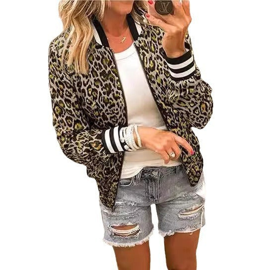 Veste Bomber Femme Lucie Royale : Élégance Décontractée avec Motif Géométrique 3D