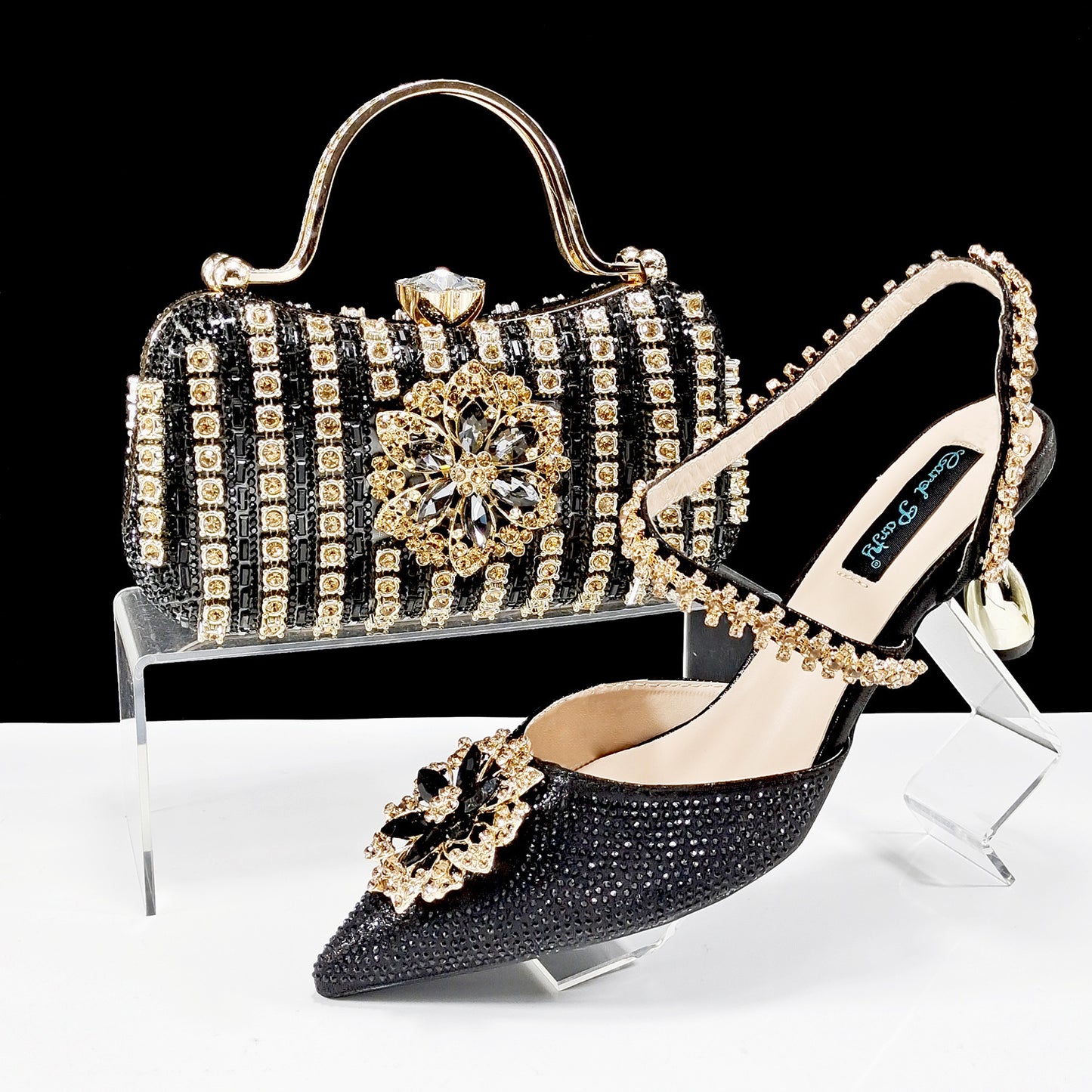 Fleurs & Strass – L’ensemble chic pour briller en soirée