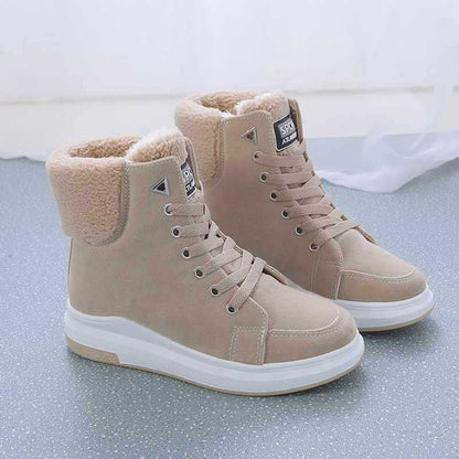 Bottes Martin pour Femme Doublées en Fleece - Confort et Élégance
