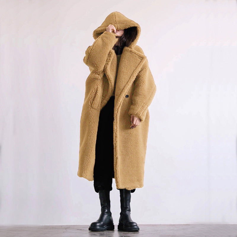 Clémence – Manteau en fausse fourrure, alliant élégance et chaleur