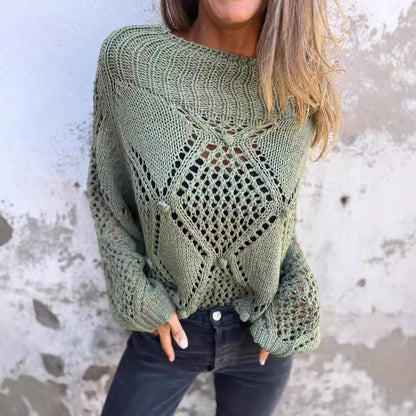 Margaux – Pull ajouré femme, raffiné et agréable à porter
