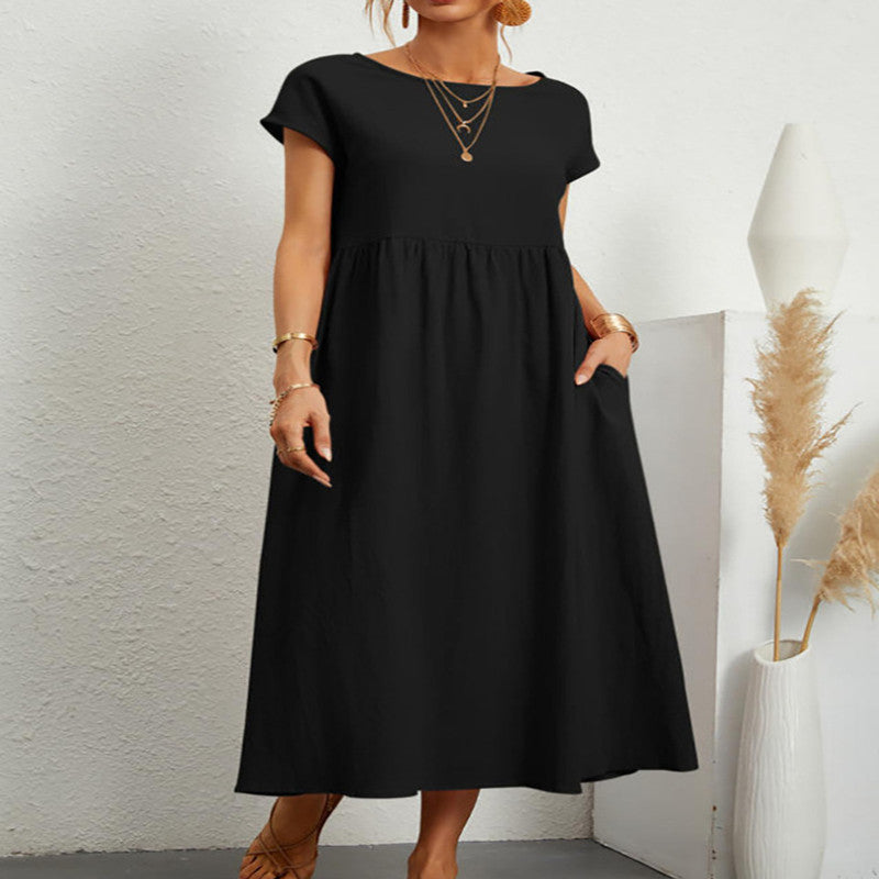 Robe Ample avec Poches – Simplicité et Style Estival au Naturel