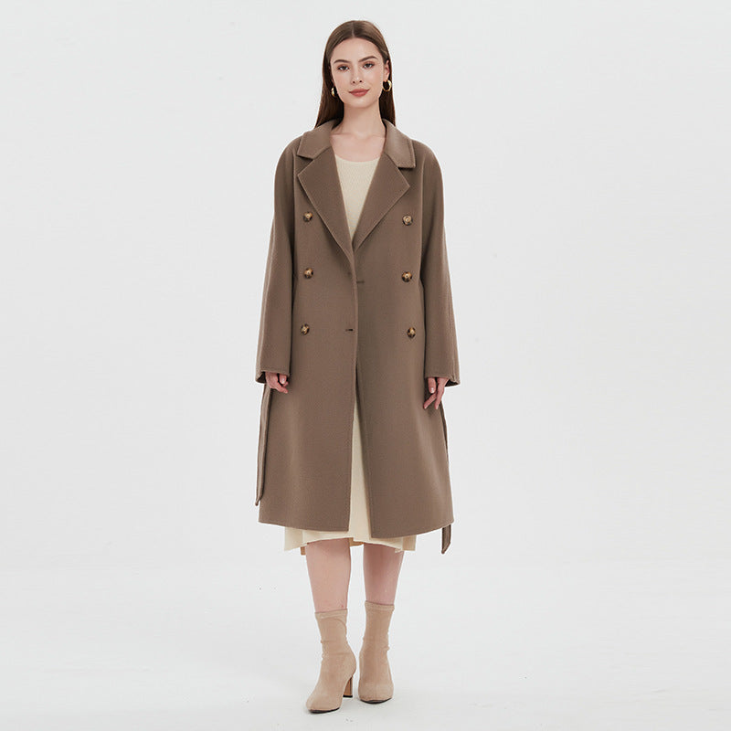 Joséphine – Manteau réversible en cachemire , alliant douceur, chaleur et élégance