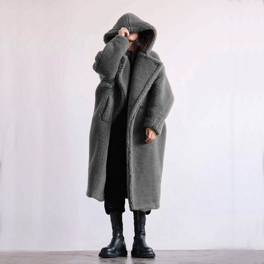 Clémence – Manteau en fausse fourrure, alliant élégance et chaleur