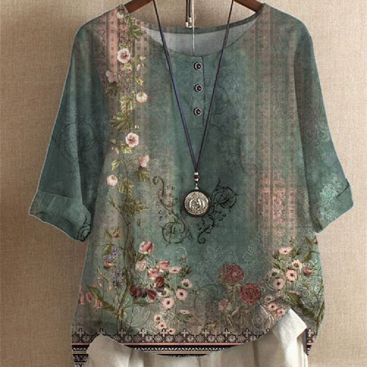 Le top décontracté pour femme de Vera Belleza allie confort et style avec son motif floral en 3D unique. Fabriqué en imitation coton et polyester, il offre un ajustement parfait et une sensation agréable sur la peau. Disponible en plusieurs couleurs et tailles allant de S à XXXL, il s'adapte à toutes les morphologies et occasions. Son design rétro artistique et ses imprimés numériques de haute qualité feront de ce top un incontournable de votre garde-robe.